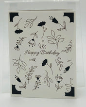 Floral Cutout Birthday Card
