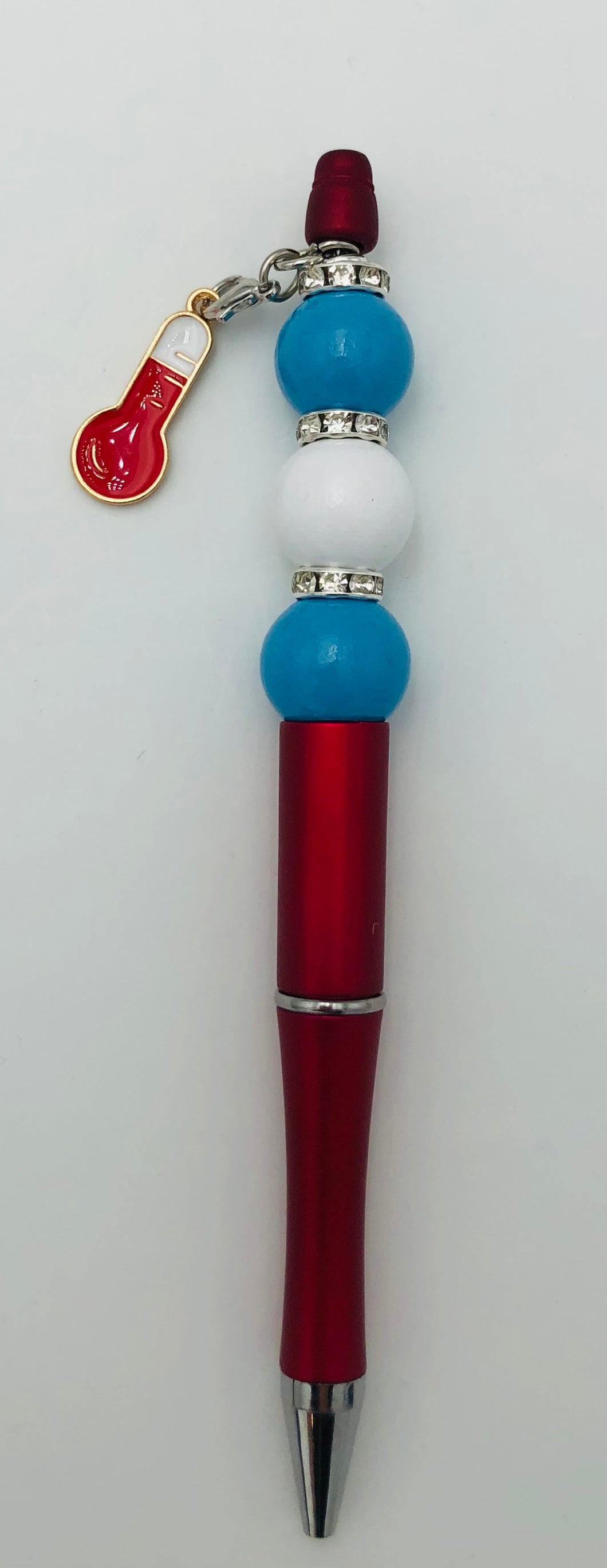 Beaded Pen With Medical Charm