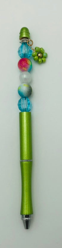 Copy of Beaded Pen - green