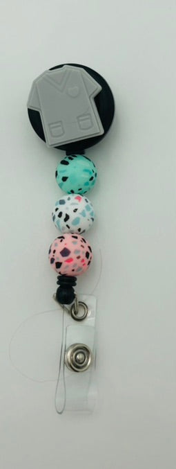 Beaded Badge Reel