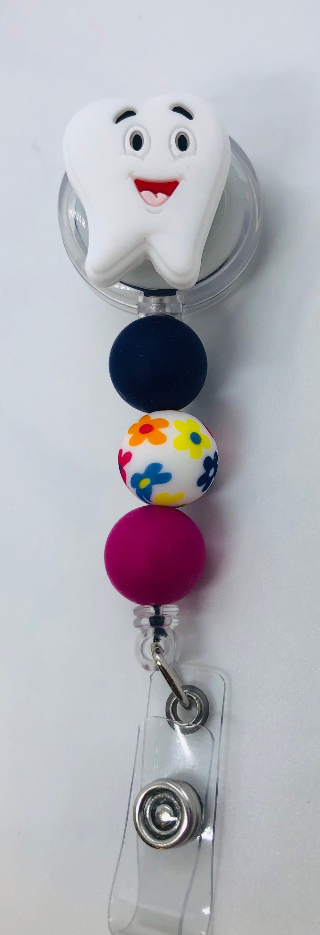 Beaded Badge Reel