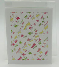 Hearts Note Cards - Stripes