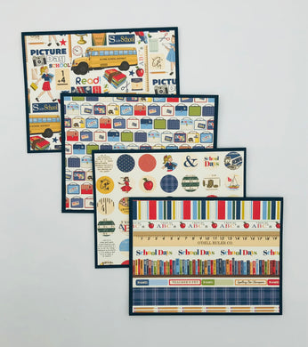 School Theme Note Cards