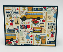 School Theme Note Cards