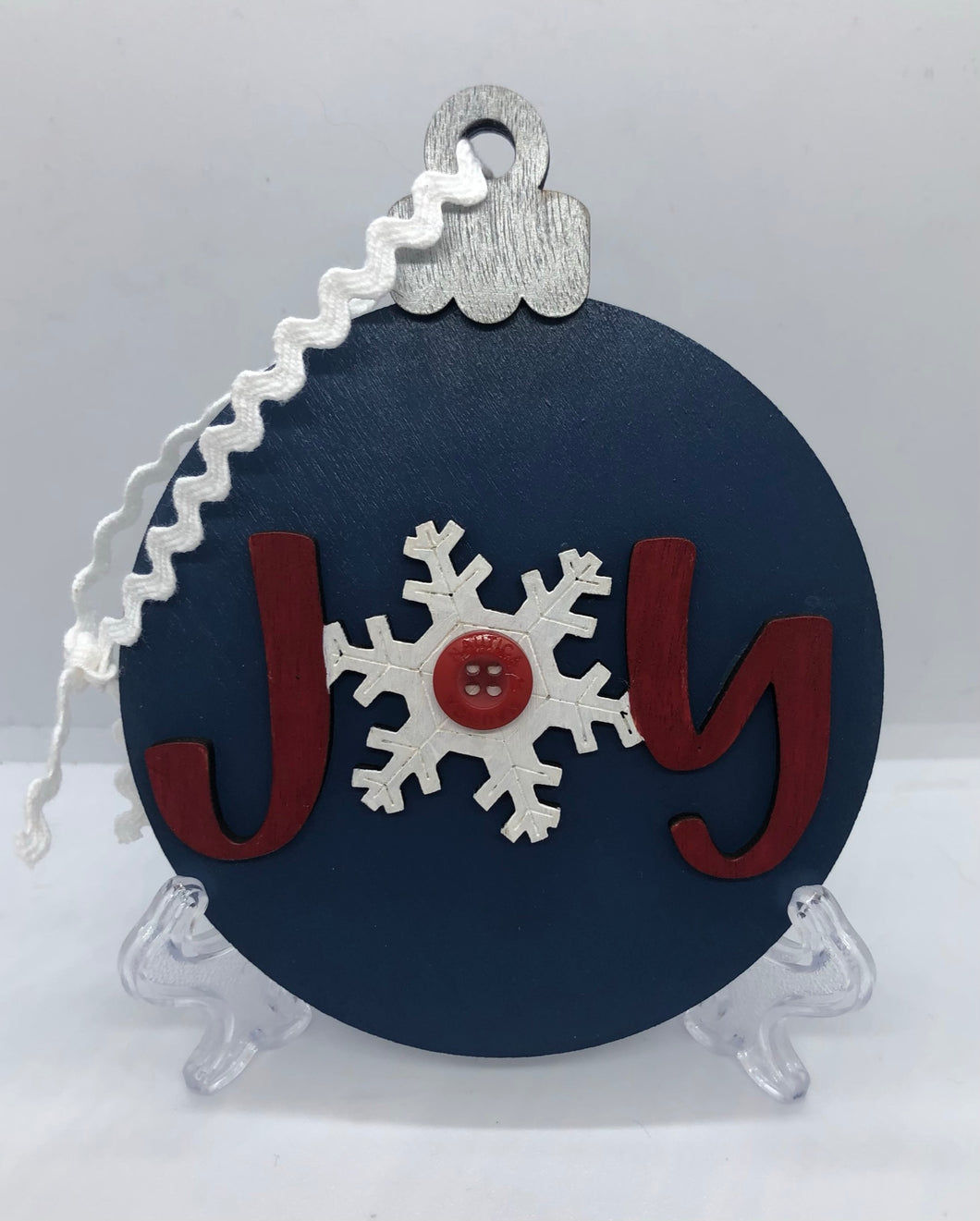 Joy Wooden Ornament