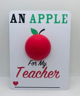 An Apple for My Teacher Lip Balm