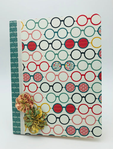Eyeglasses Decorated Composition Book