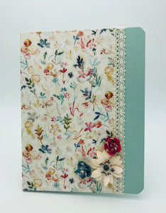 Wildflowers Decorated Composition Book